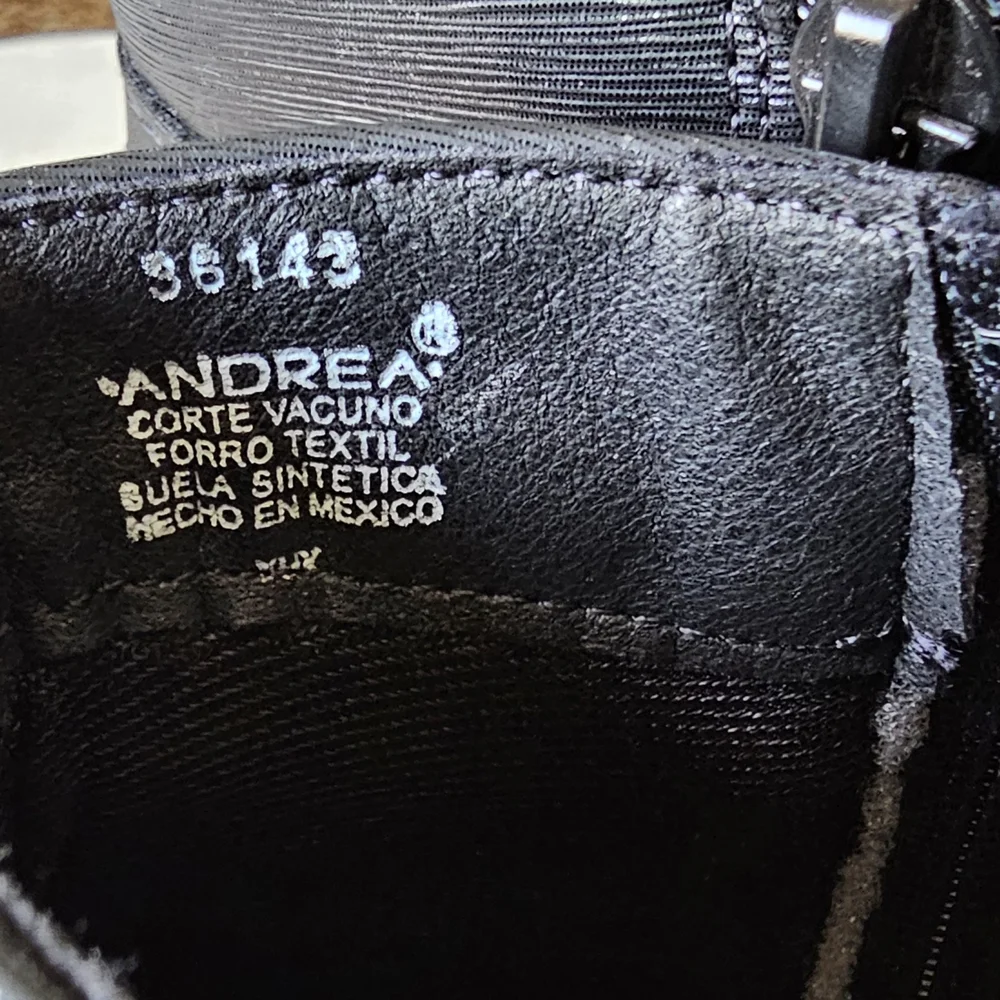 ANDREA FENZI Black Ankle Booties - Picture 5 of 5